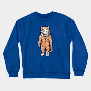 Astronaut cat Crewneck Sweatshirt